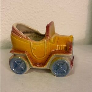 Vintage 1950’s Ceramic Car Planter
